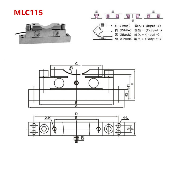 MLC115 天车秤称重传感器-深圳市瑞年科技有限公司