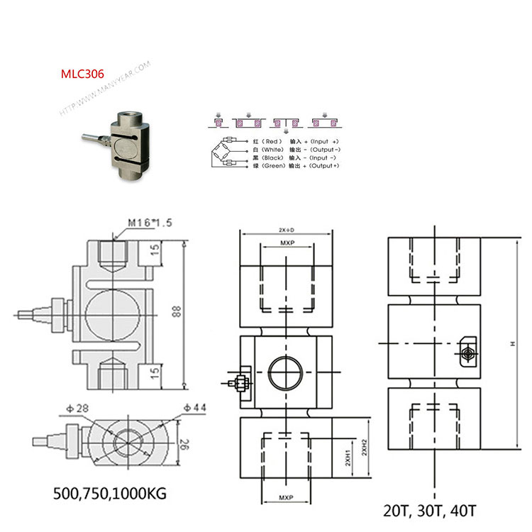 mlc300 S 拉力传感器