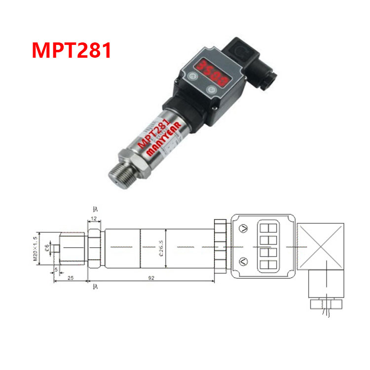MPT281 数字显示压力传感器-深圳市瑞年科技有限公司